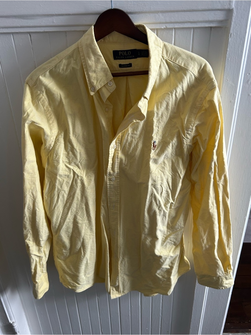 Polo by Ralph Lauren Yellow Button-Down Oxford Shirt